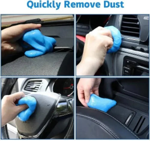 Super Clean Gel Multipurpose Super Clean Car Cleaning Gel For Sensitive Car Parts Ac Vent, Interior Dust Dirt Jelly Putty Cleaner Universal Kit Slime Gel  (1740)